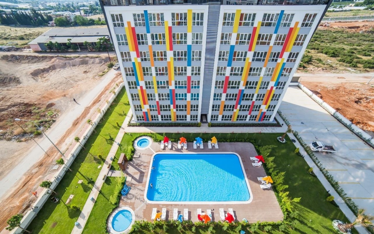 Hotel concept 1+1 apartments for sale in Antalya near Airport 1
